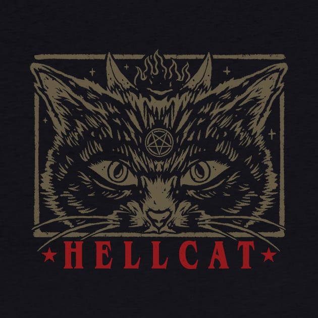 Devil Cat - Hellcat by Slikfreakartwork